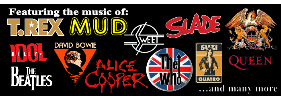 Slurred Glam Rock MBand LogoList